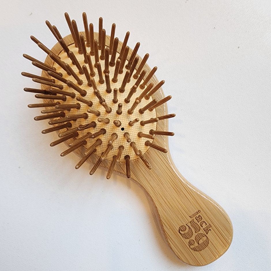 Bamboo Hair Brush Travel Size - Mini